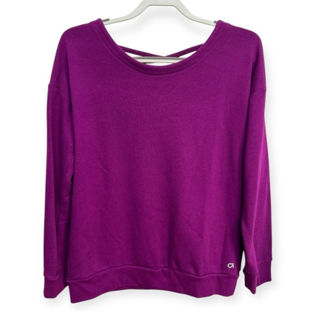Gap Fit Women’s Sweater‎ with Criss Cross Cutout Back Size M. 21PTP. 25.5L.